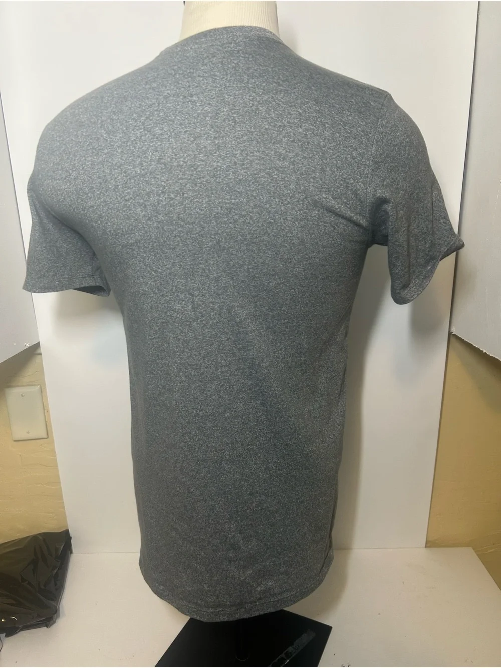Nike Gray Short-Sleeve Crewneck T-Shirt with Red and Yellow State Patch